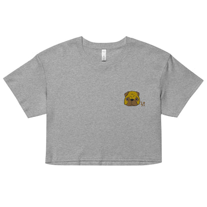 Pug Women’s crop top