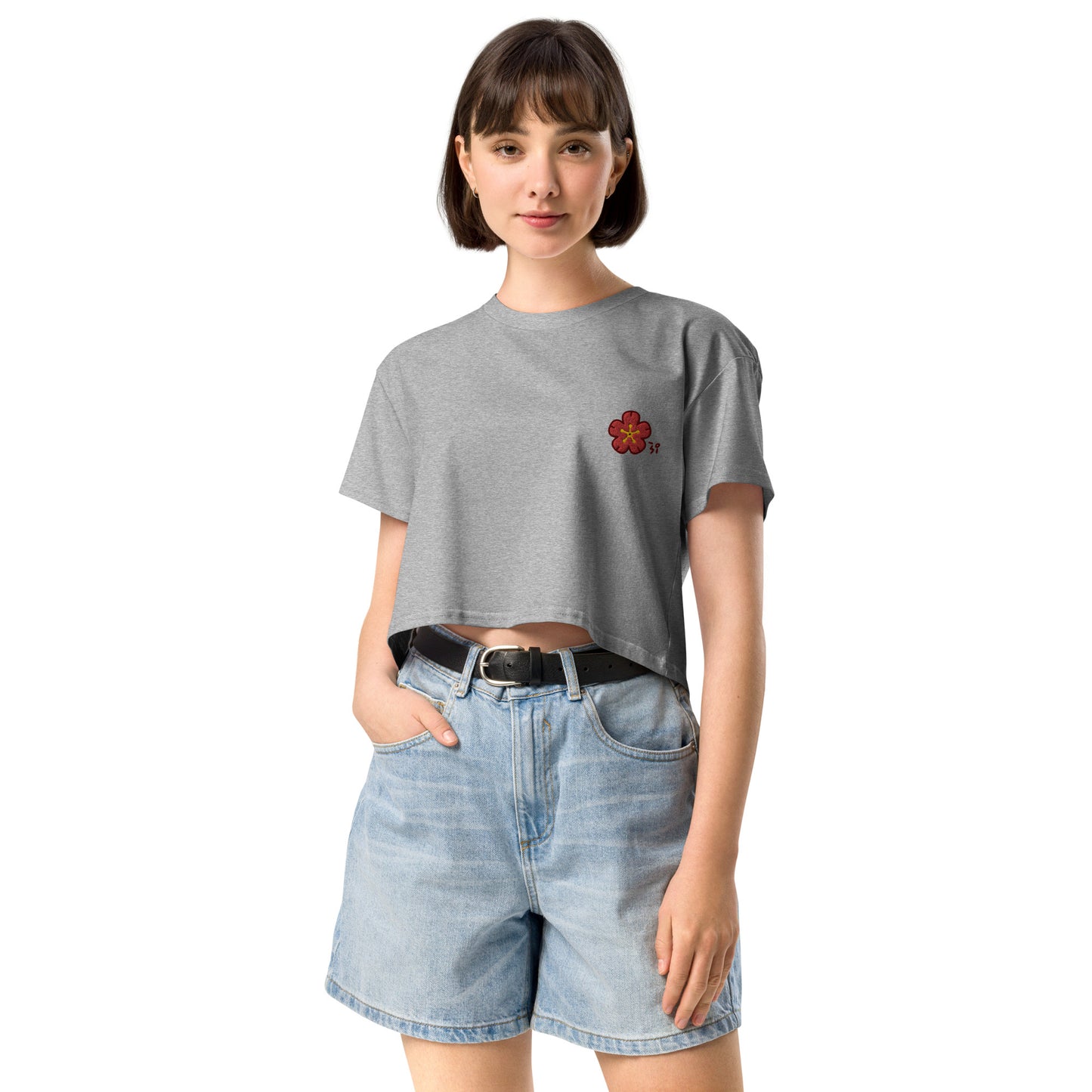 Chinese quince Women’s crop top