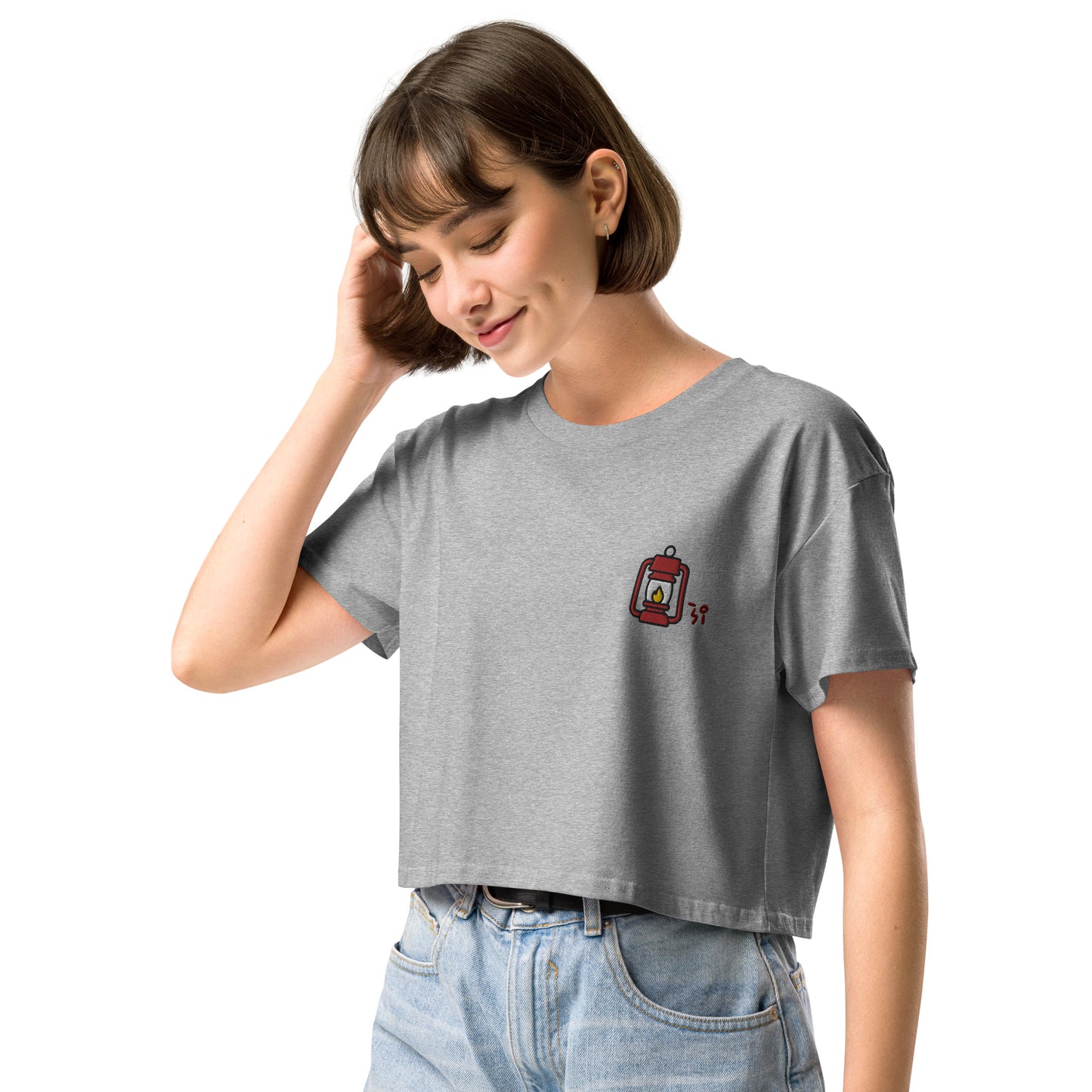 Camp lantern Women’s crop top