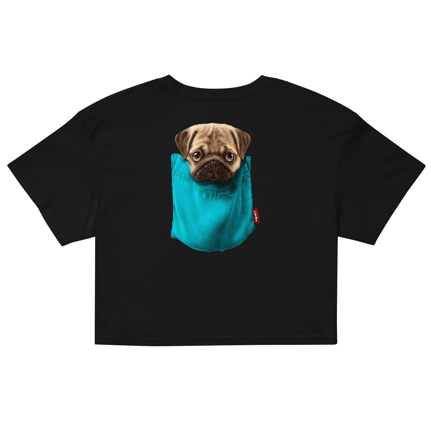 Pug Women’s crop top