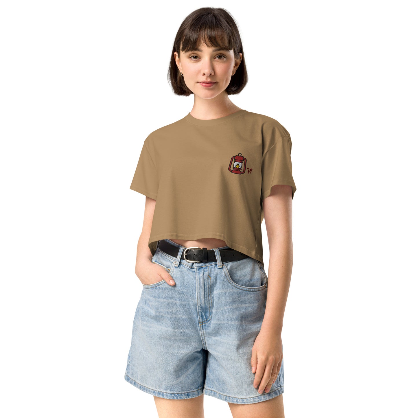 Camp lantern Women’s crop top