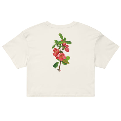 Chinese quince Women’s crop top