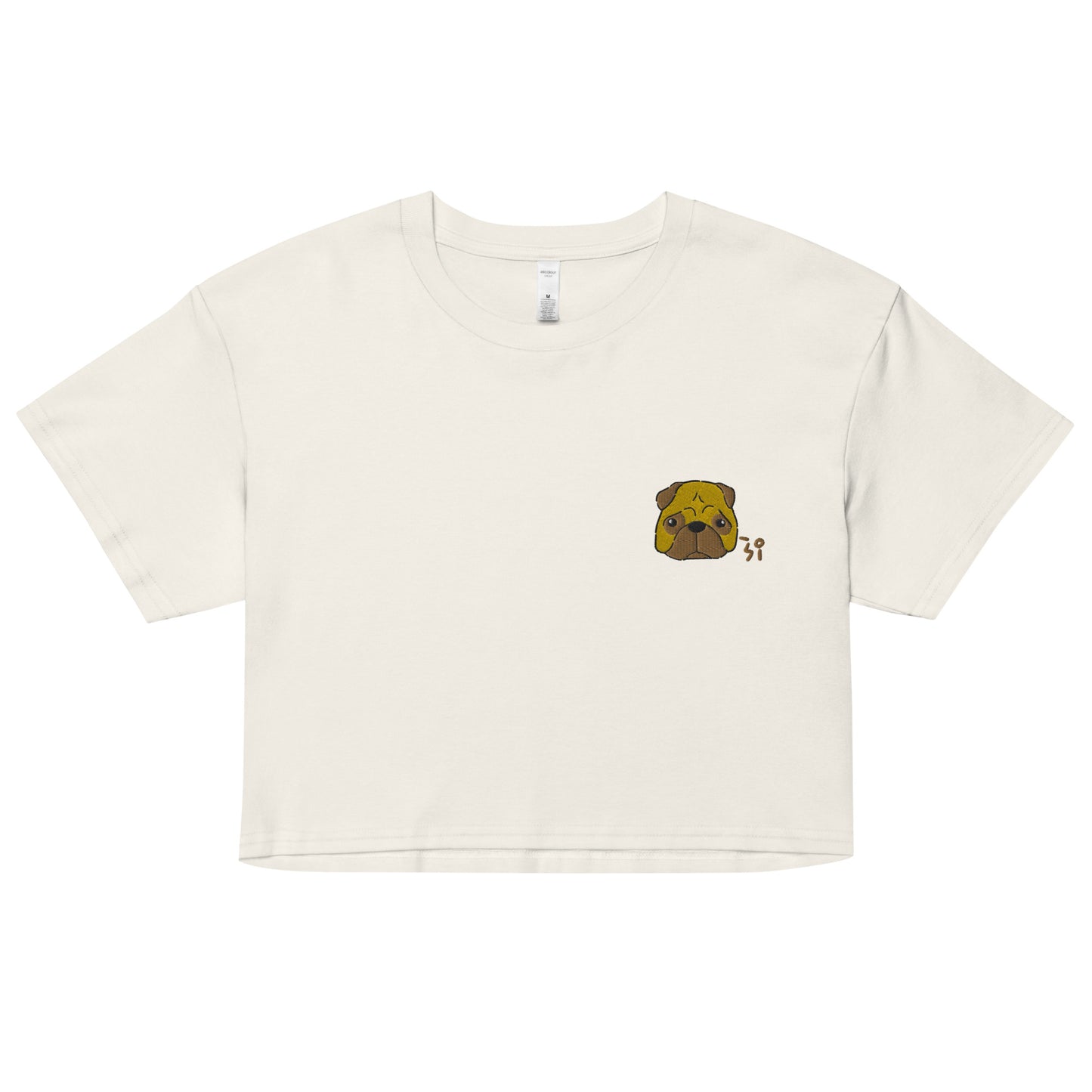 Pug Women’s crop top