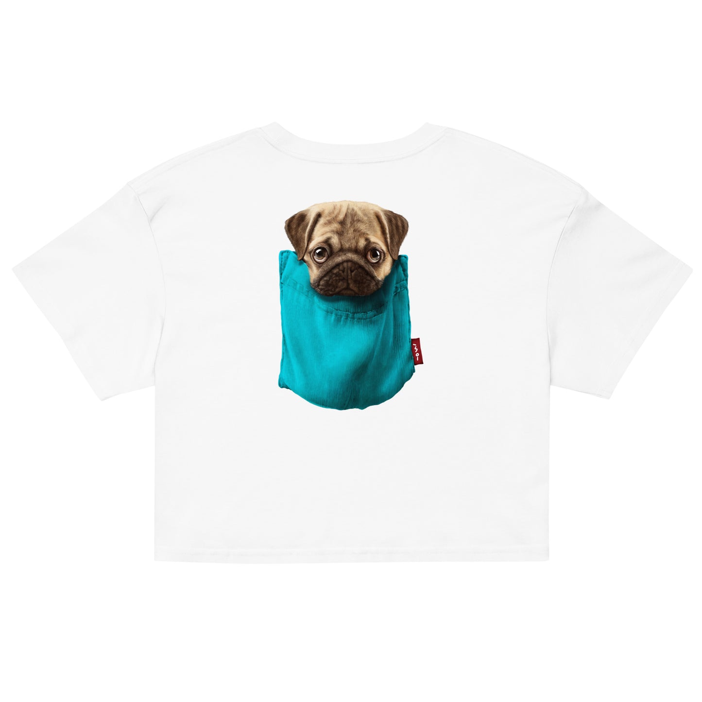 Pug Women’s crop top