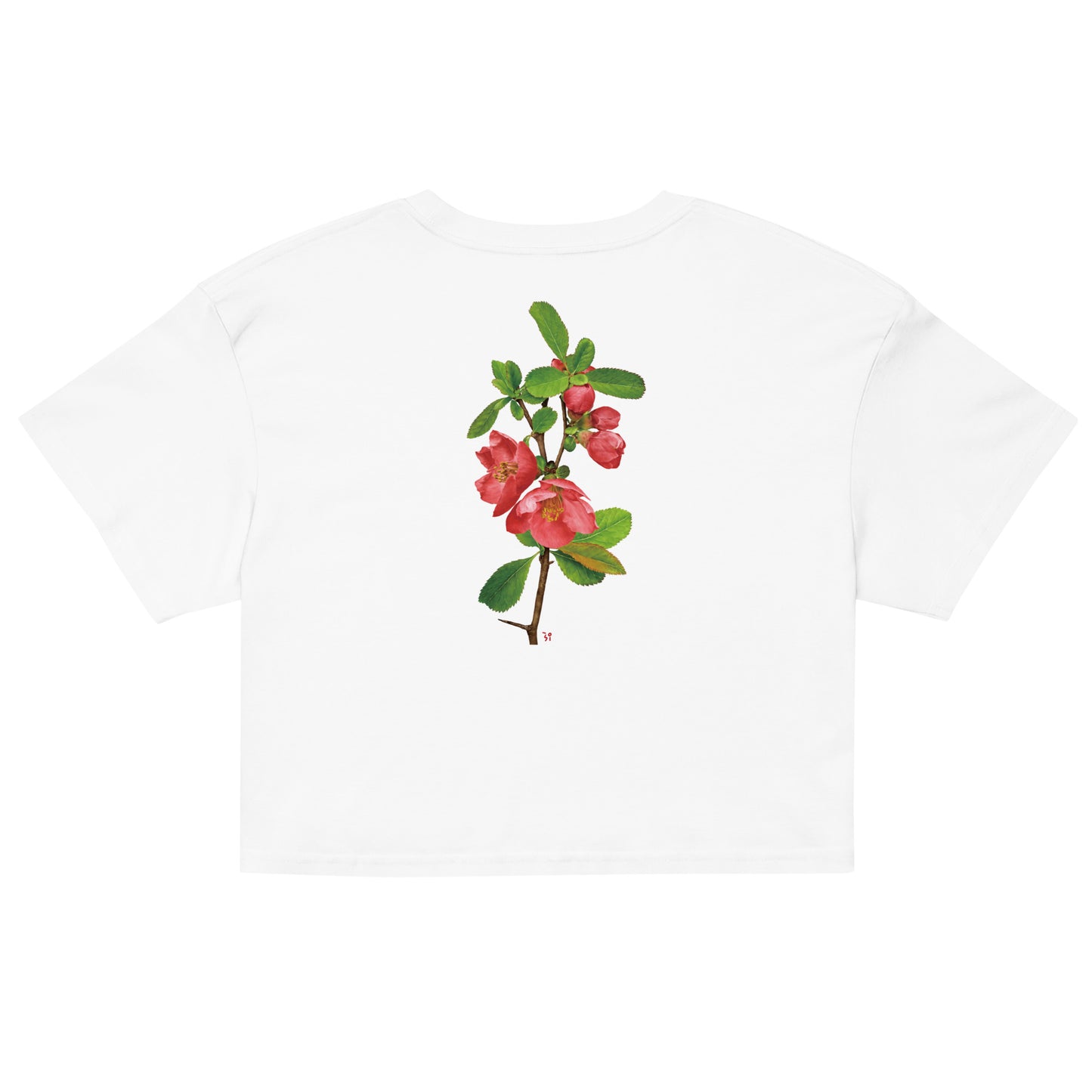 Chinese quince Women’s crop top