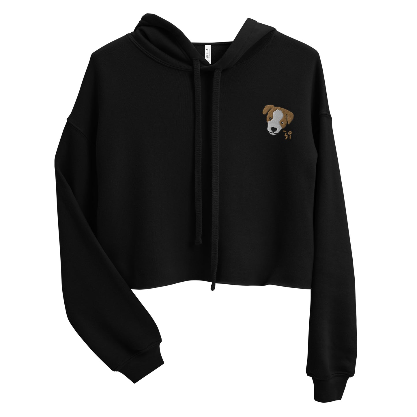 Jack Russell Terrier Crop Hoodie