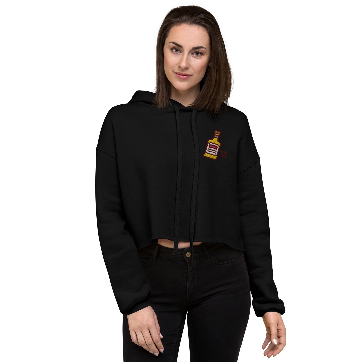 Whiskey Crop Hoodie