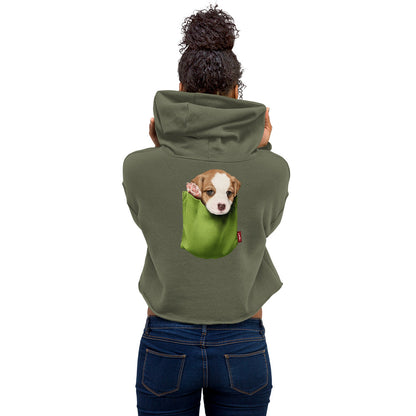 Jack Russell Terrier Crop Hoodie