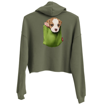 Jack Russell Terrier Crop Hoodie