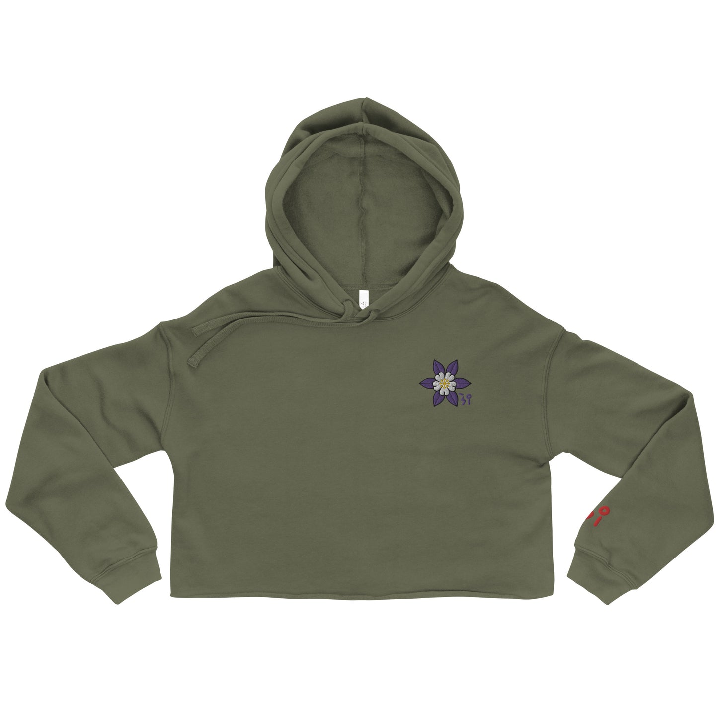 Columbine Crop Hoodie