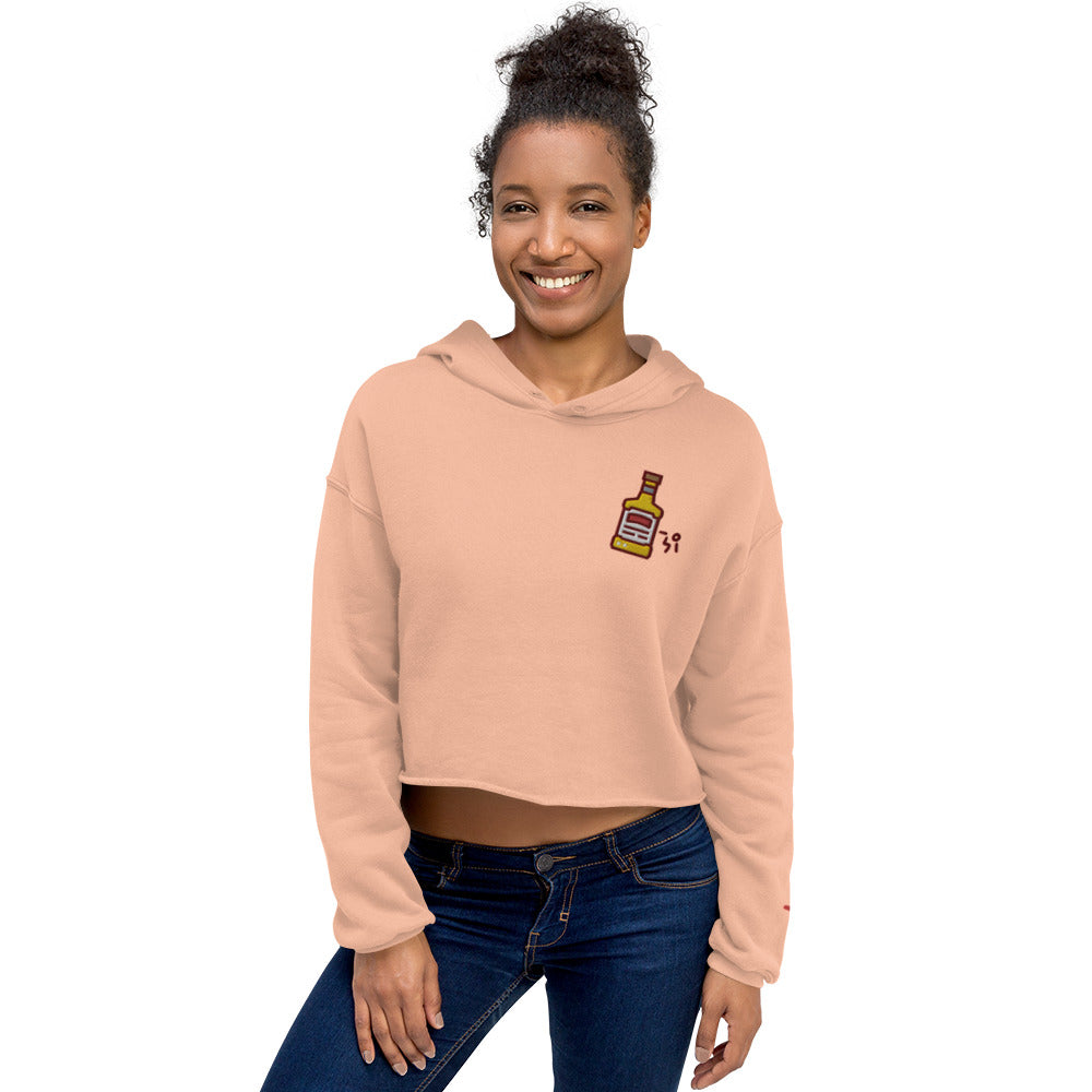 Whiskey Crop Hoodie