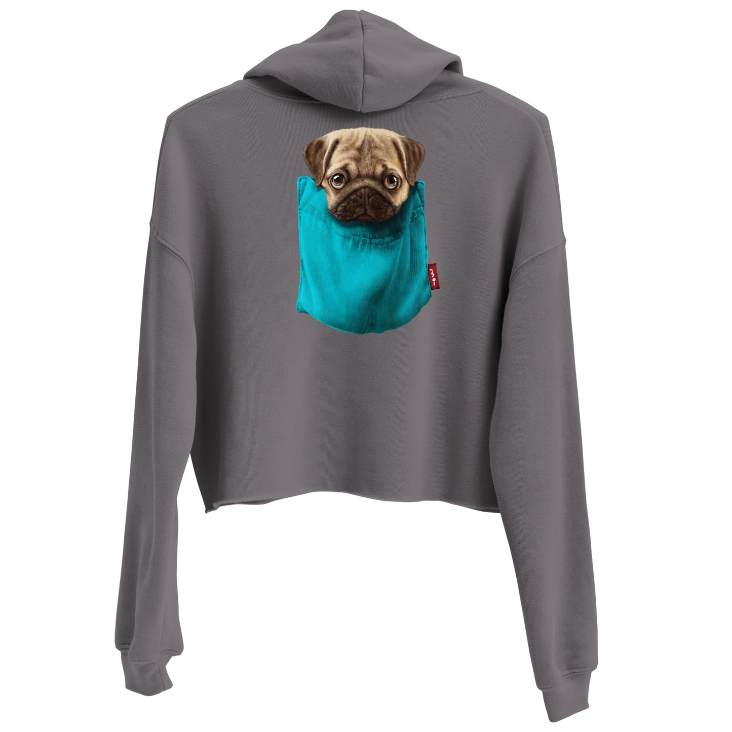 Pug Crop Hoodie