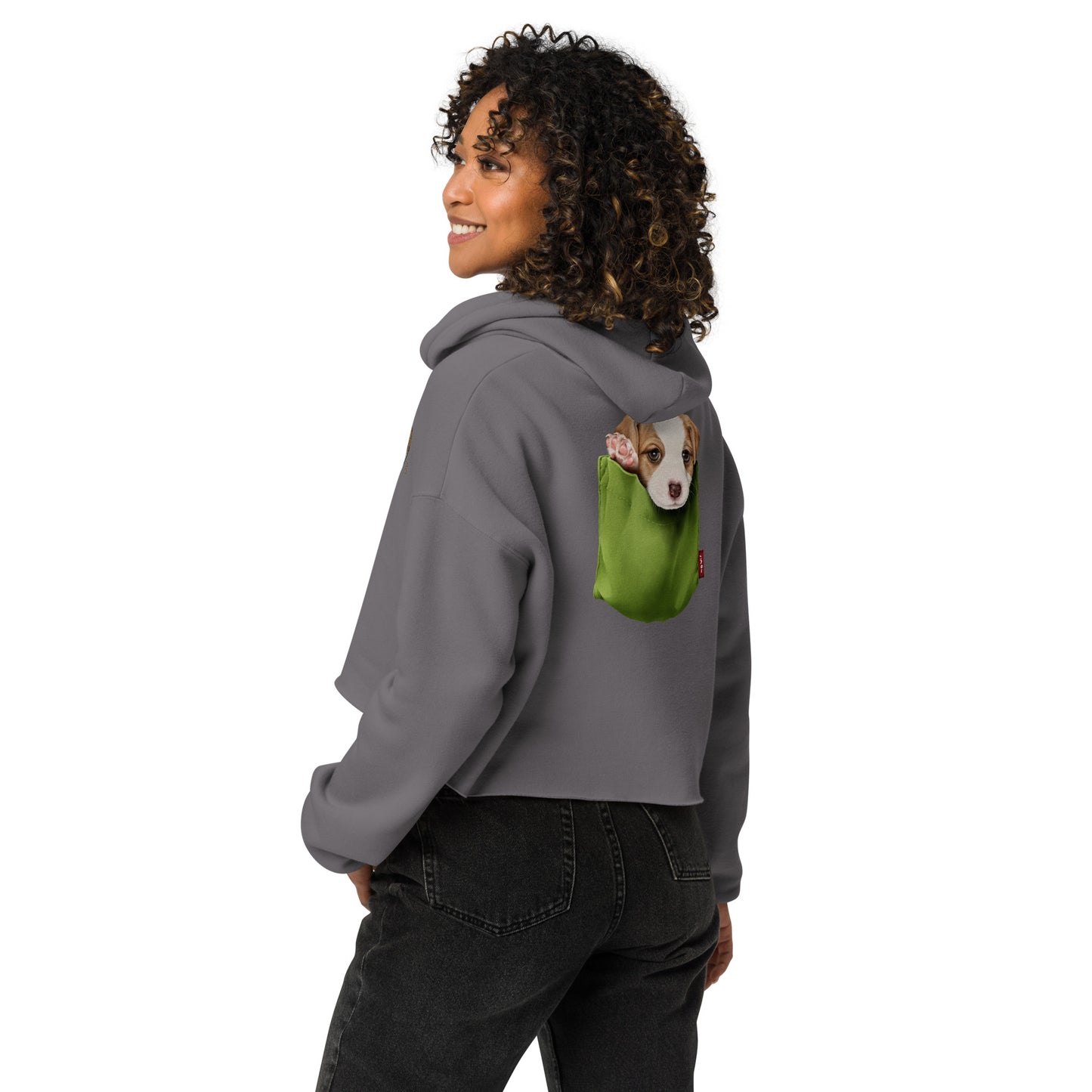 Jack Russell Terrier Crop Hoodie