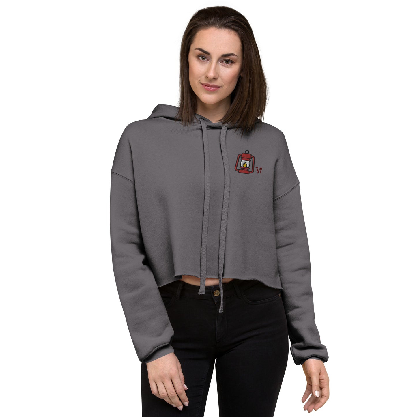 Camp lantern Crop Hoodie