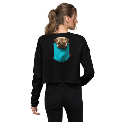 Pug Crop Sweatshirt