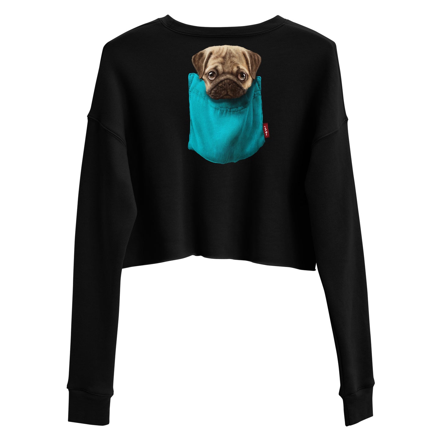 Pug Crop Sweatshirt