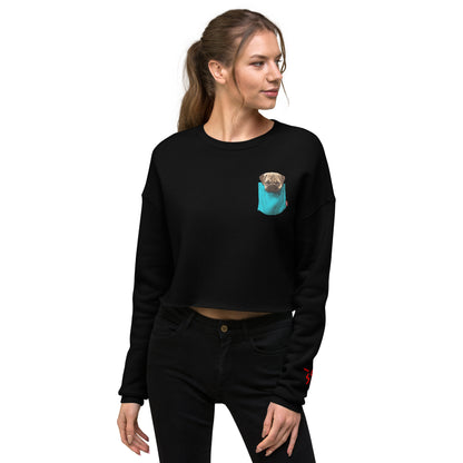 Pug Crop Sweatshirt