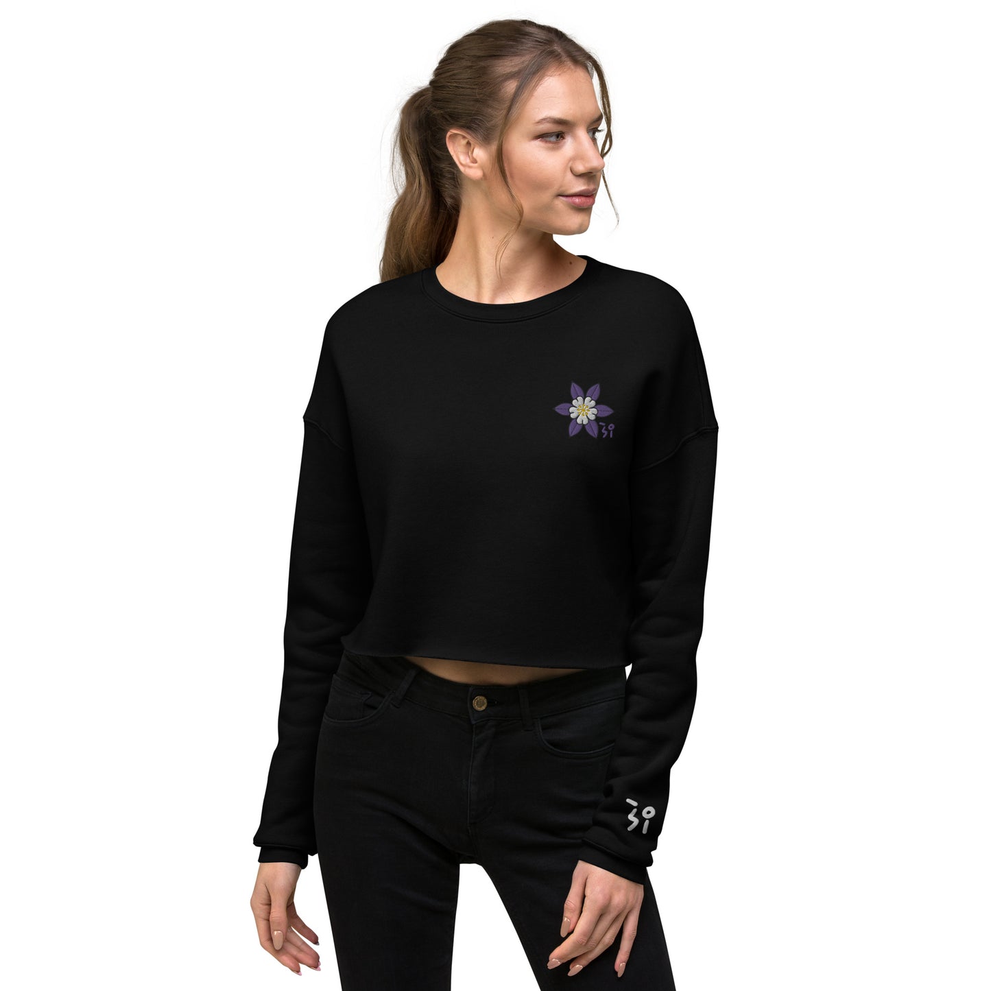 Columbine Crop Sweatshirt