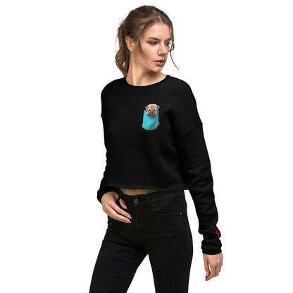 Pug Crop Sweatshirt