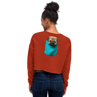 Pug Crop Sweatshirt