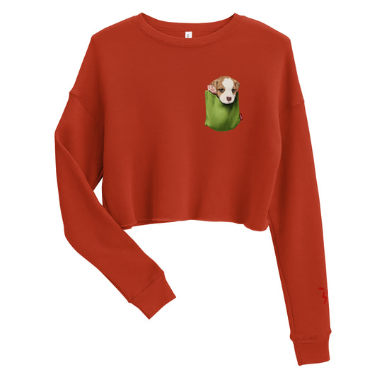 Jack Russell Terrier Crop Sweatshirt