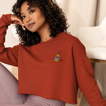 Whiskey Crop Sweatshirt