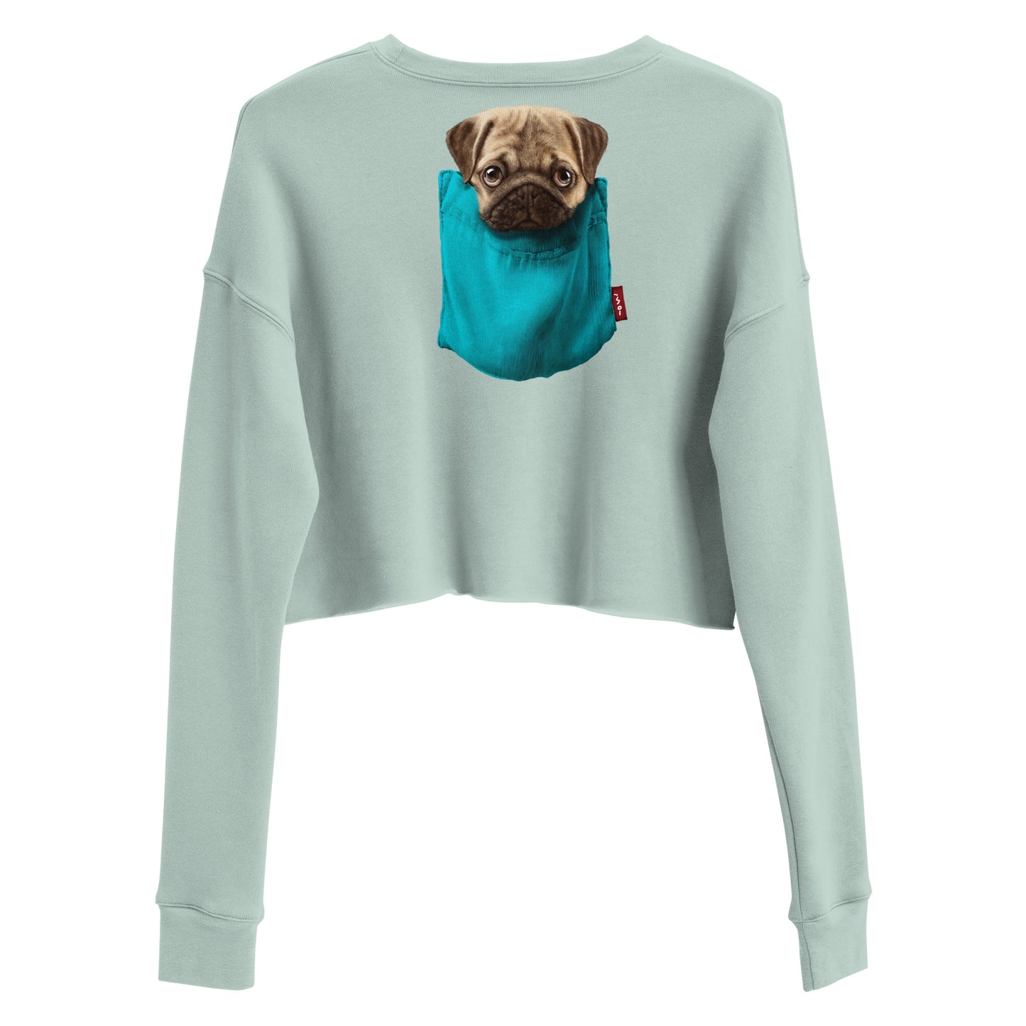 Pug Crop Sweatshirt