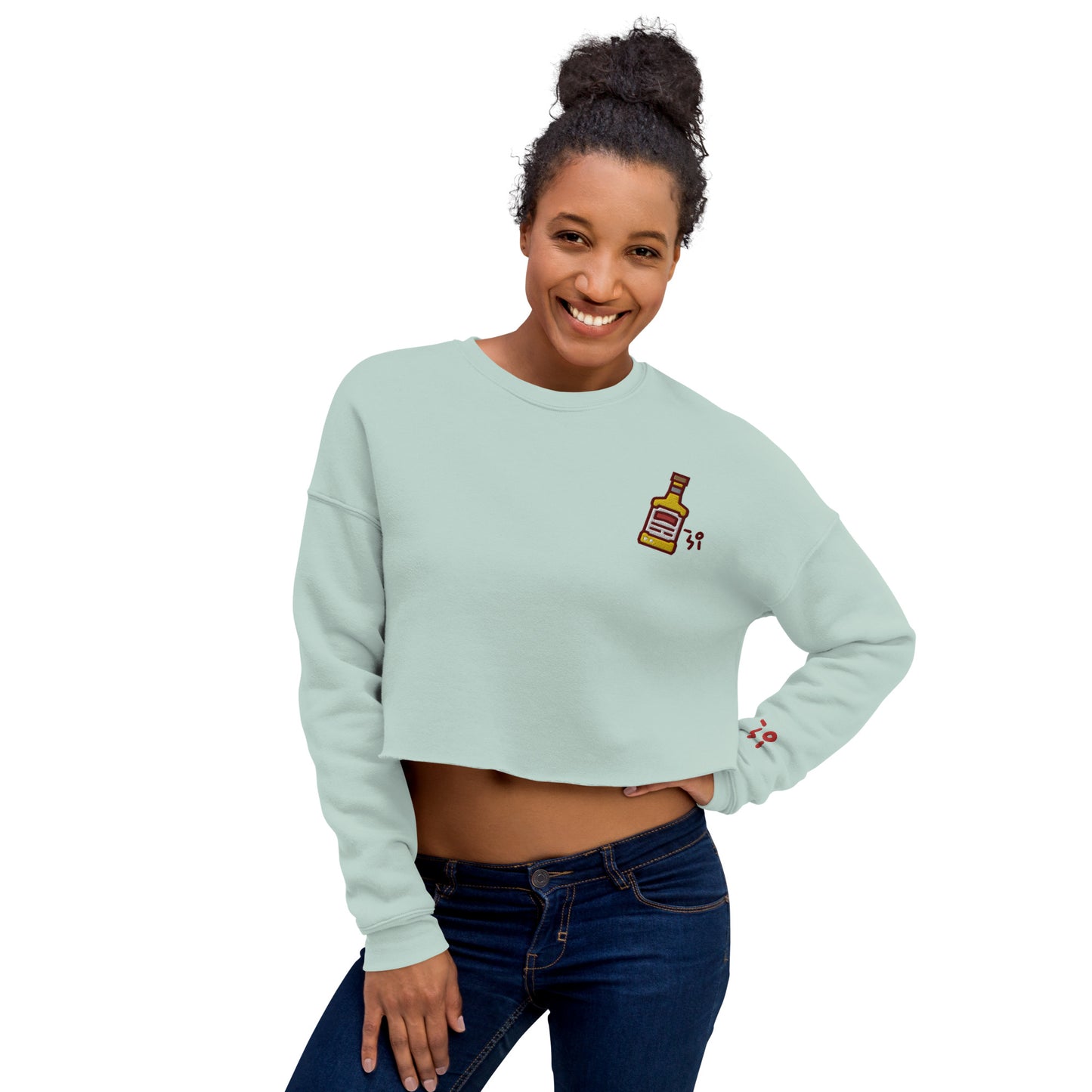 Whiskey Crop Sweatshirt