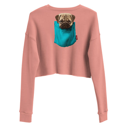 Pug Crop Sweatshirt