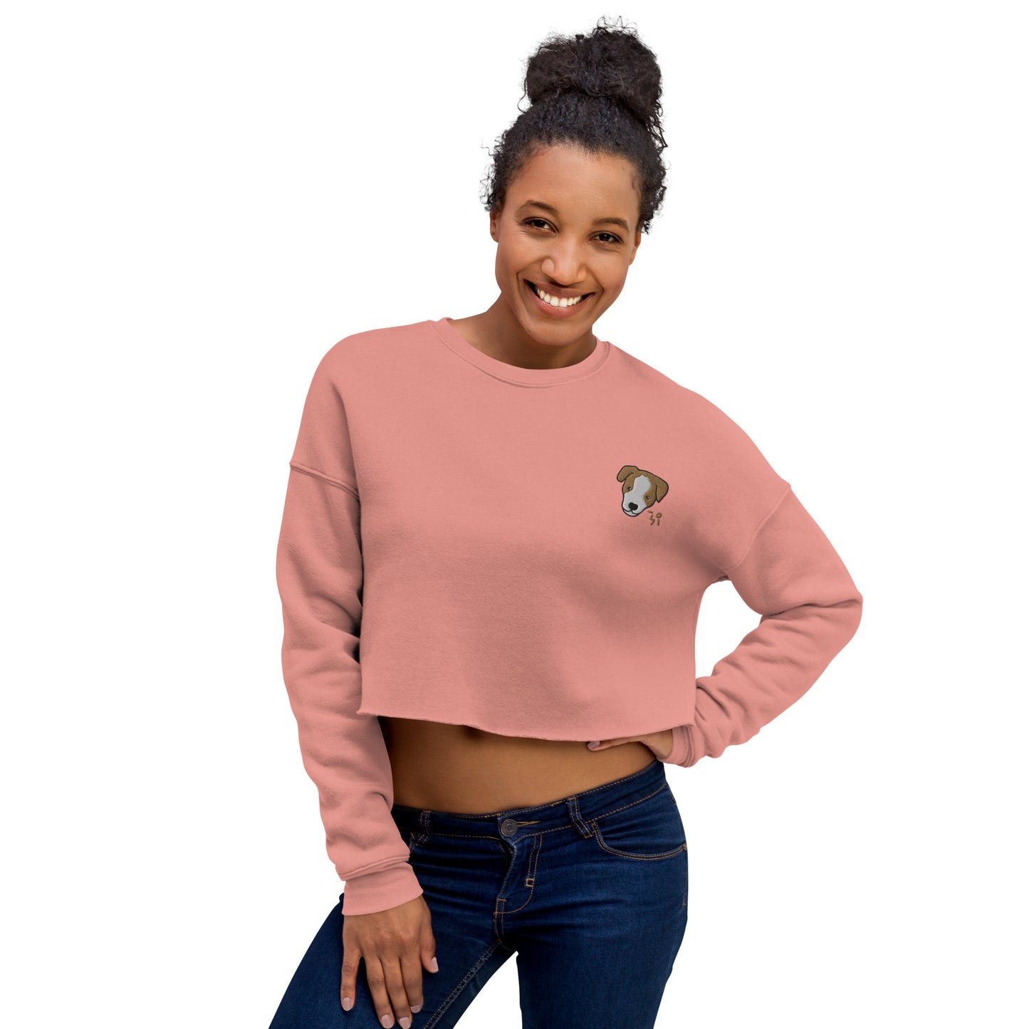 Jack Russell Terrier Crop Sweatshirt