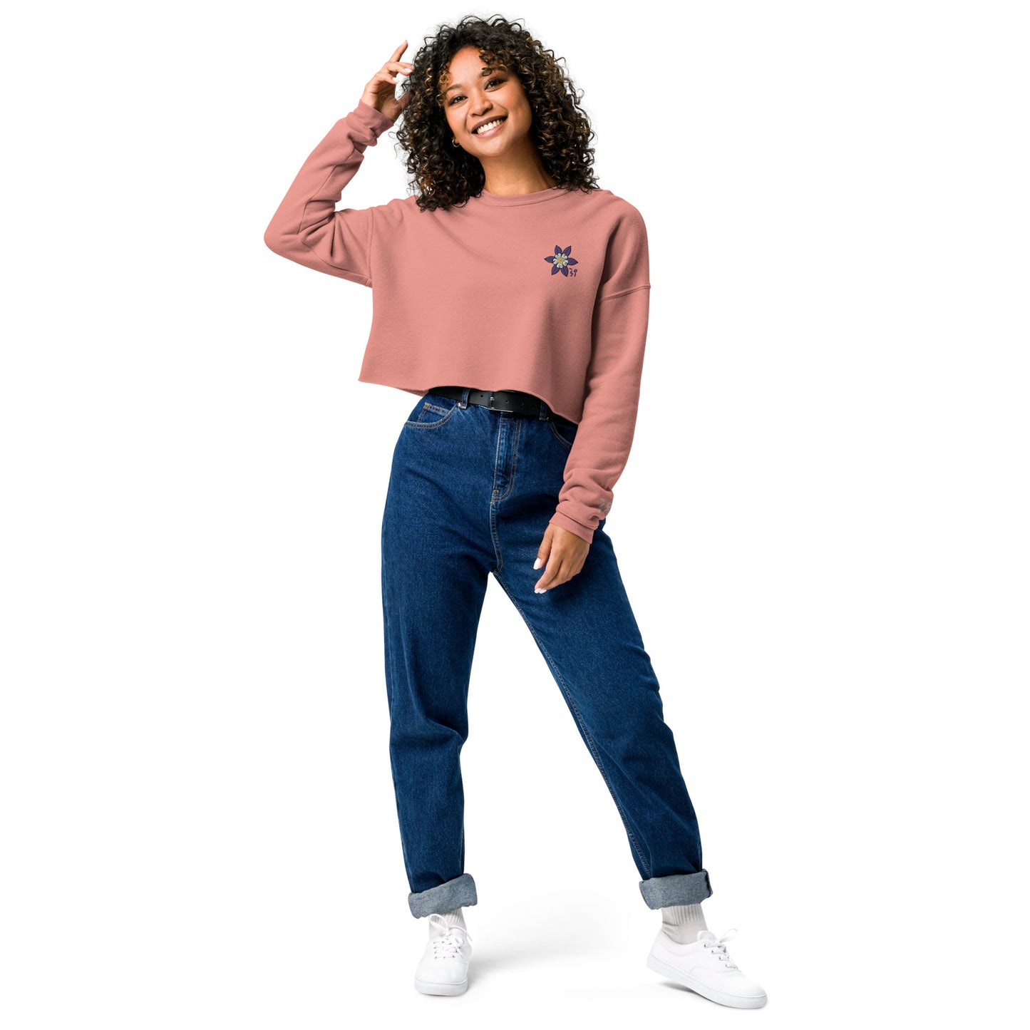 Columbine Crop Sweatshirt