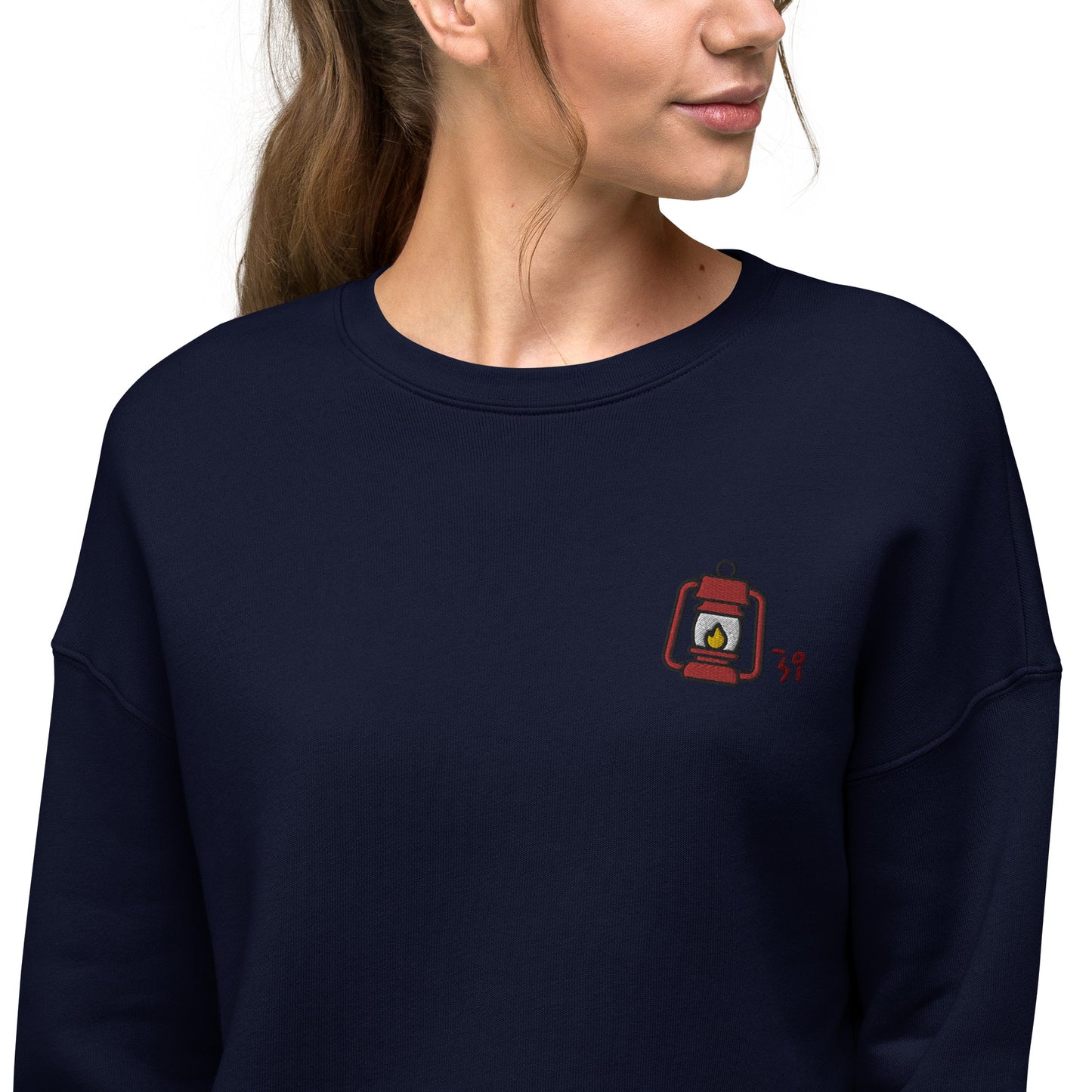 Camp lantern Crop Sweatshirt