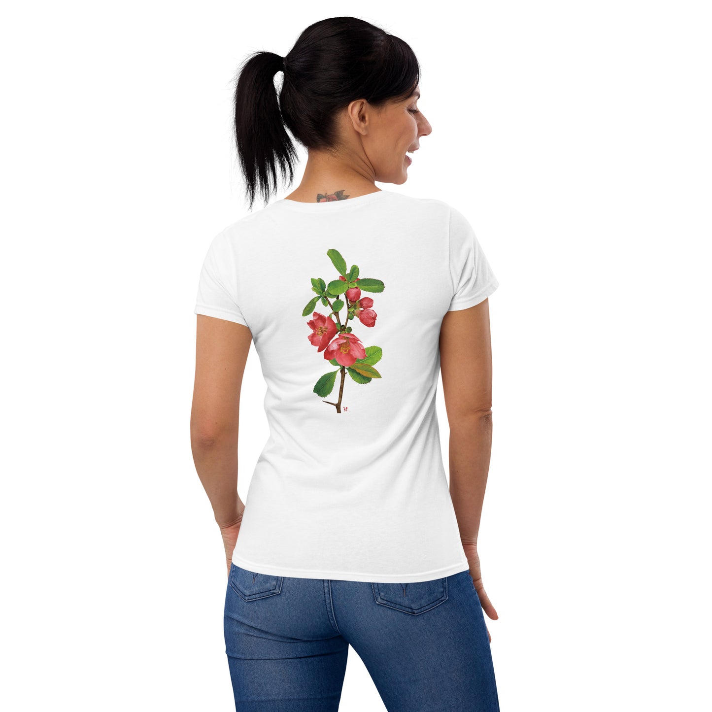 Chinese quince Women's short sleeve t-shirt