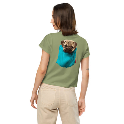 Pug Women’s high-waisted t-shirt