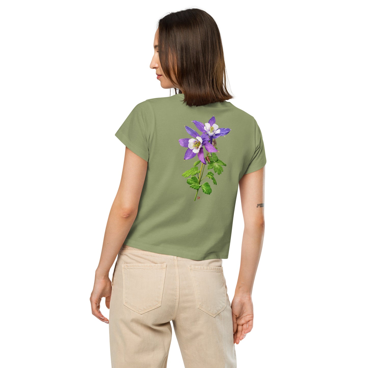 Columbine Women’s high-waisted t-shirt