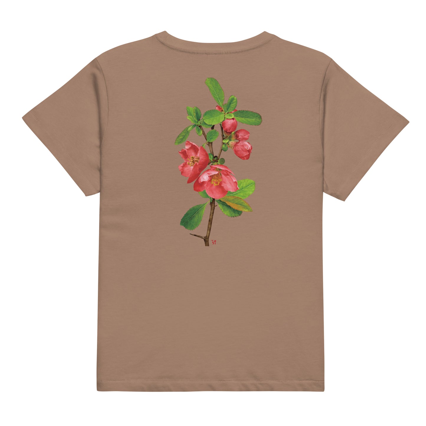 Chinese quince Women’s high-waisted t-shirt