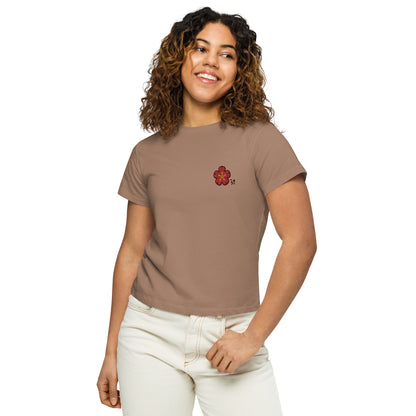 Chinese quince Women’s high-waisted t-shirt