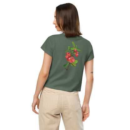 Chinese quince Women’s high-waisted t-shirt