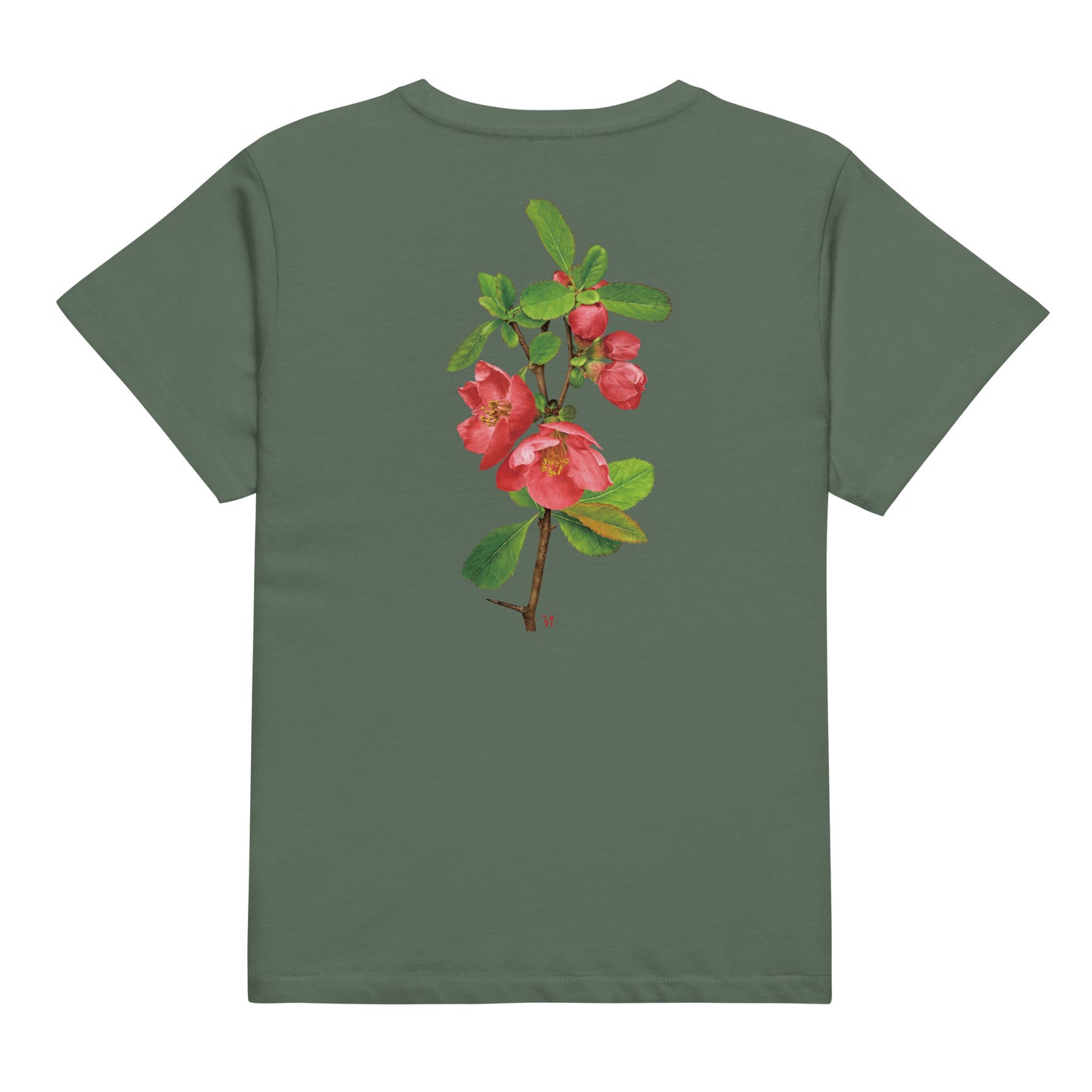 Chinese quince Women’s high-waisted t-shirt