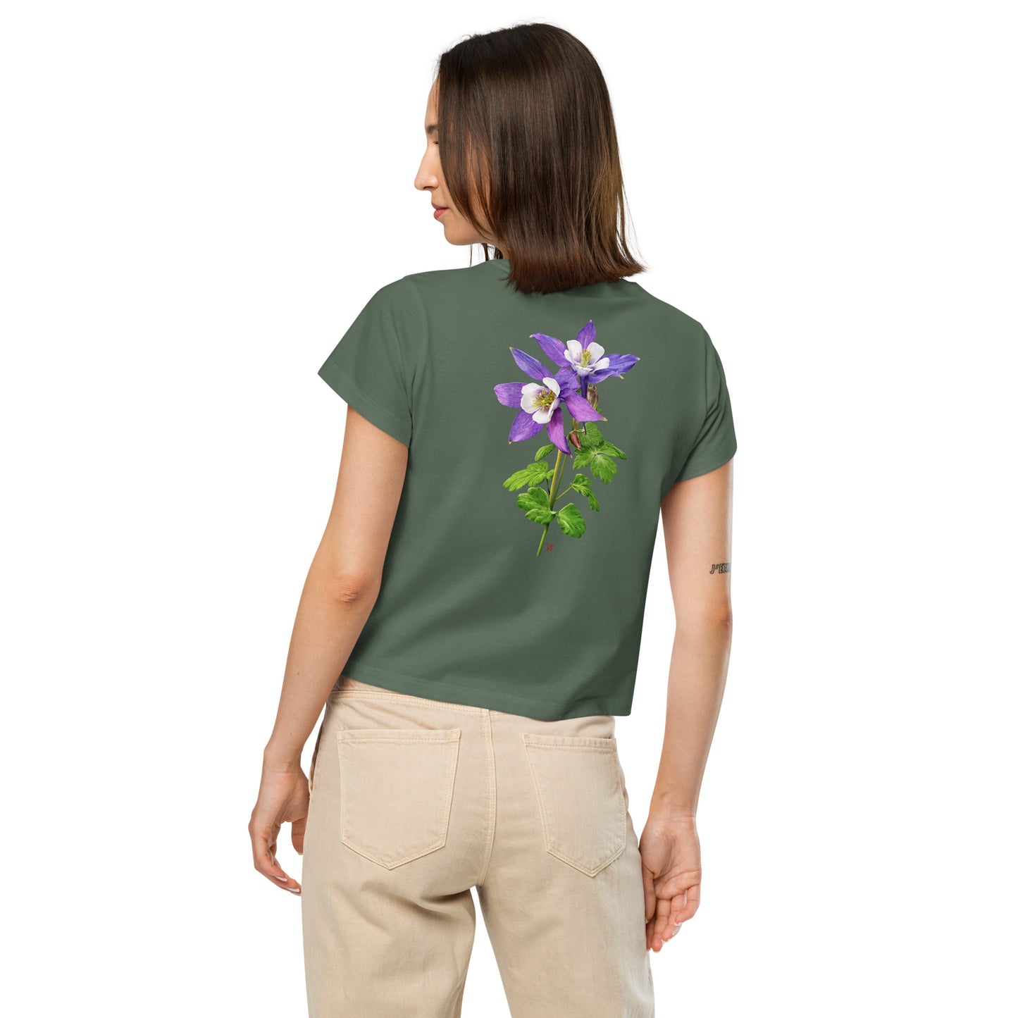 Columbine Women’s high-waisted t-shirt