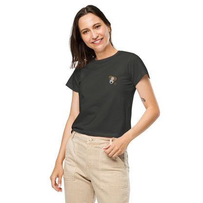 Jack Russell Terrier Women’s high-waisted t-shirt