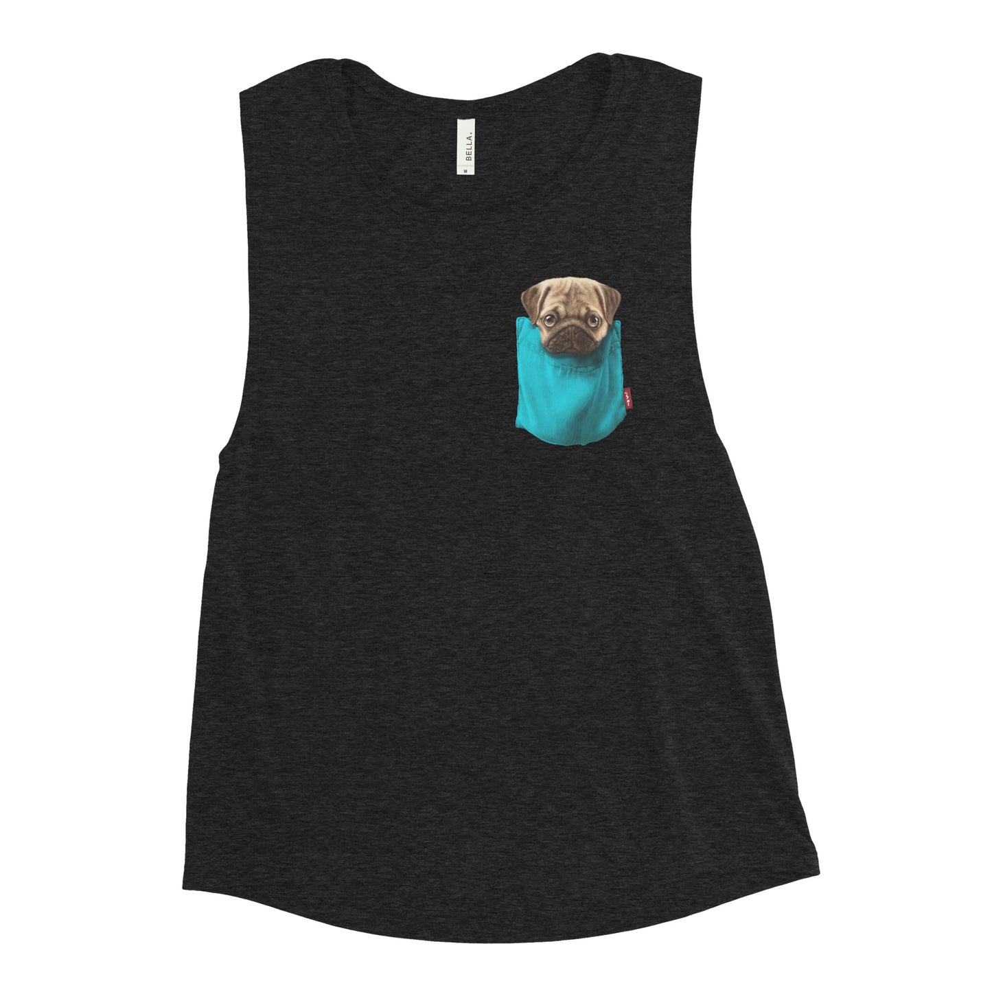 Pug Ladies’ Muscle Tank