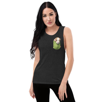 Jack Russell Terrier Ladies’ Muscle Tank