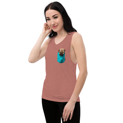 Pug Ladies’ Muscle Tank