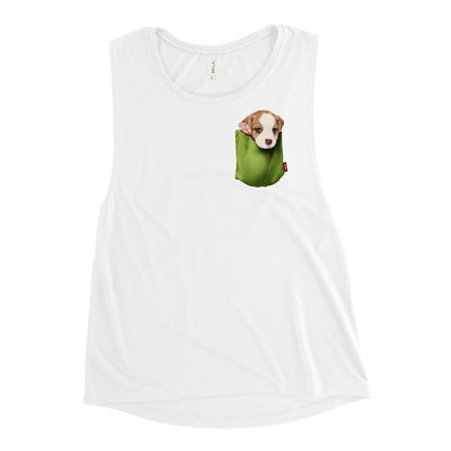 Jack Russell Terrier Ladies’ Muscle Tank