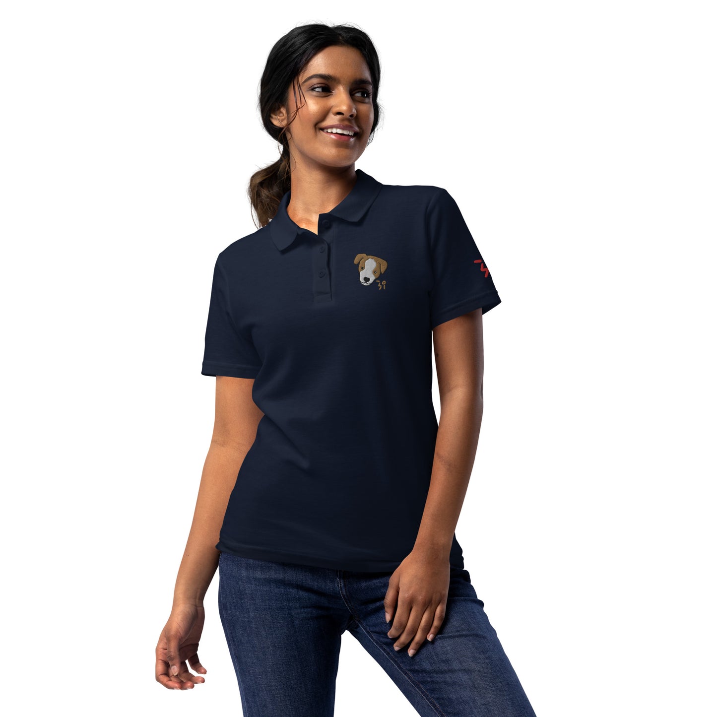 Jack Russell Terrier Women’s pique polo shirt