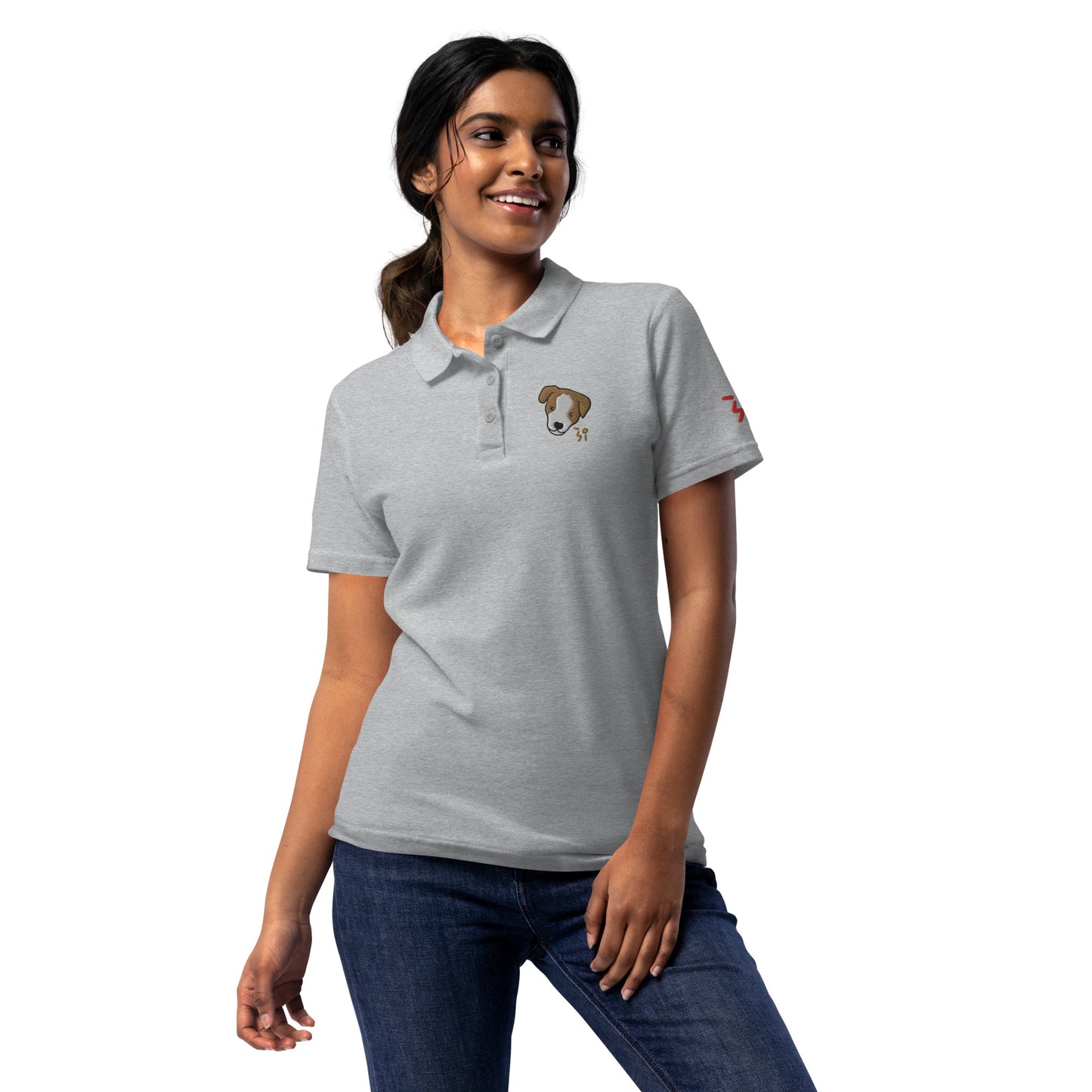 Jack Russell Terrier Women’s pique polo shirt