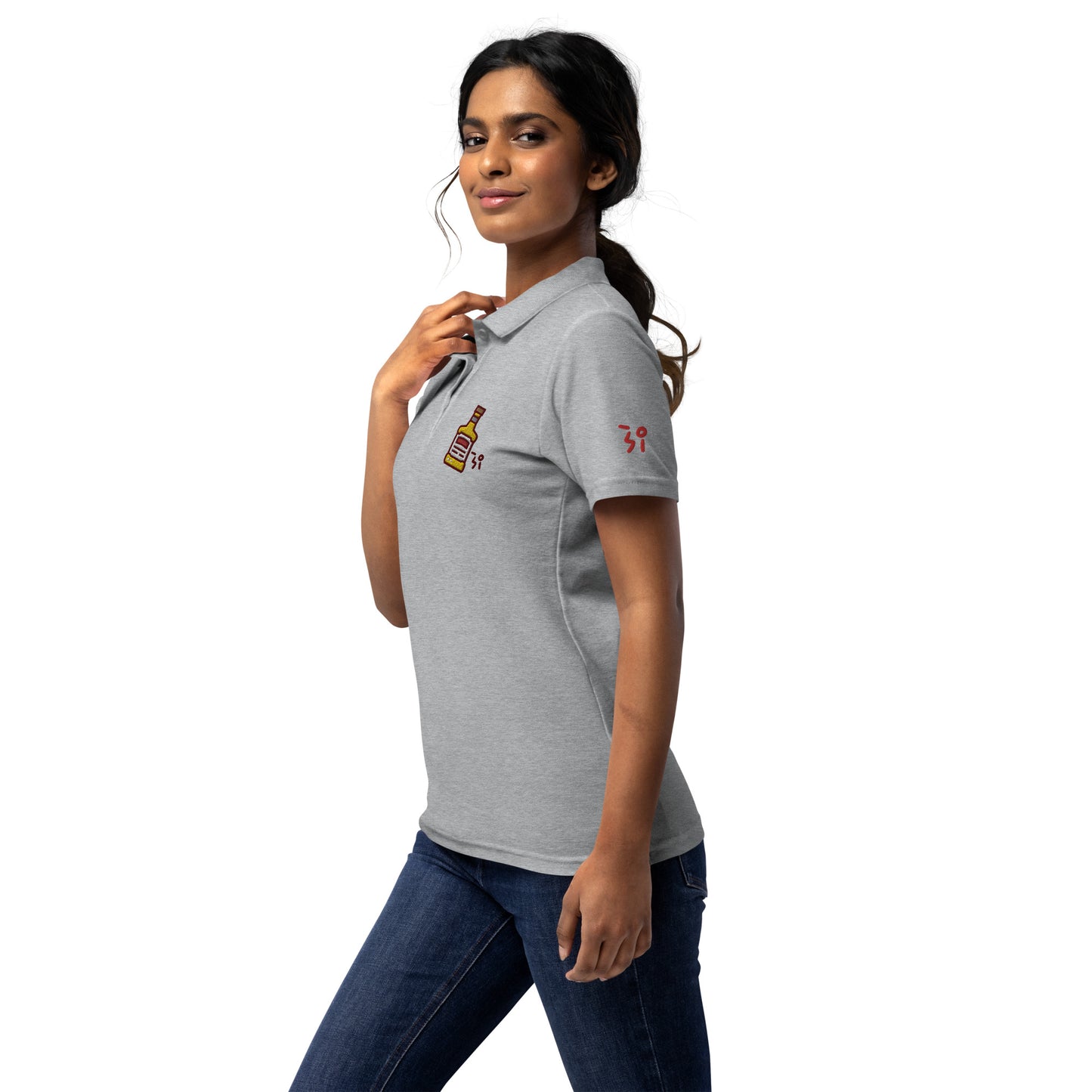 Whiskey Women’s pique polo shirt