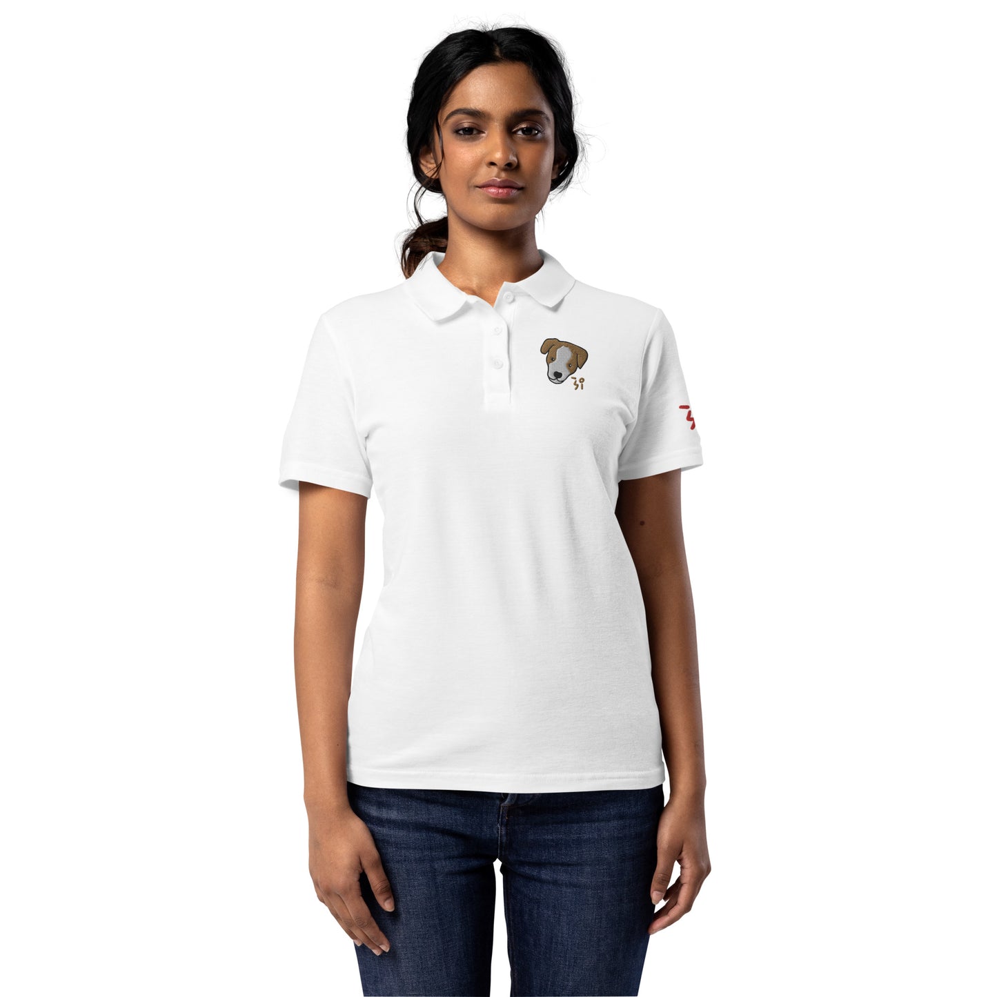 Jack Russell Terrier Women’s pique polo shirt