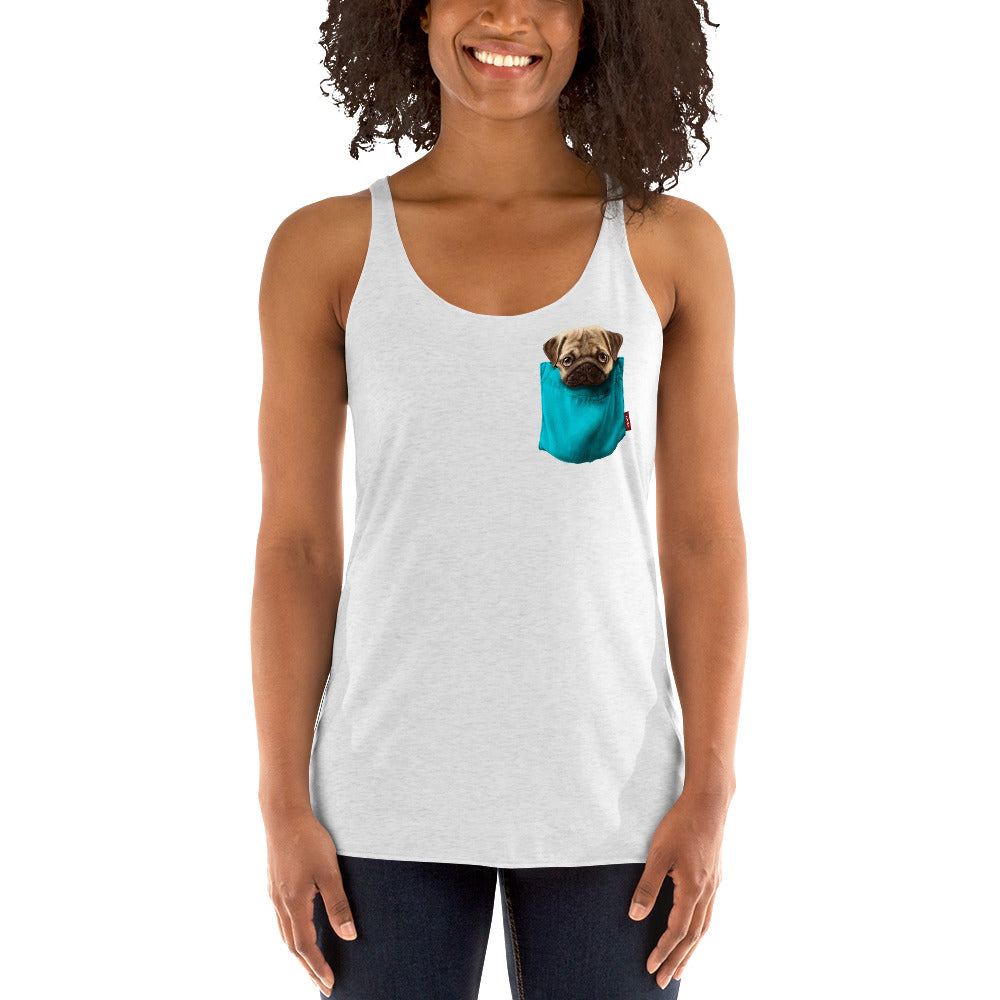 Pug Women's Racerback Tank